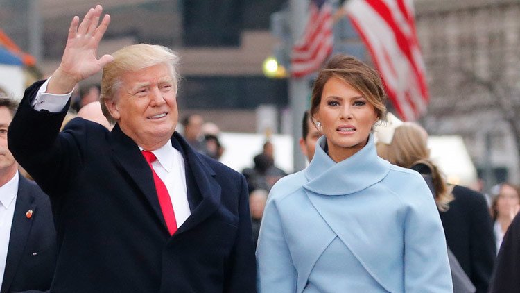 Video: Se filtra a la Red un momento incómodo vivido por los Trump durante la investidura