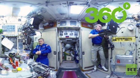 ¡Feliz Año en 360 grados desde el espacio!