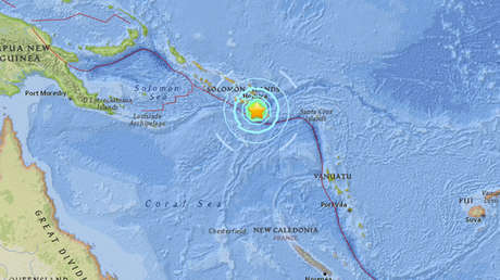 Un fuerte terremoto de magnitud 6,8 sacude las Islas Salomón
