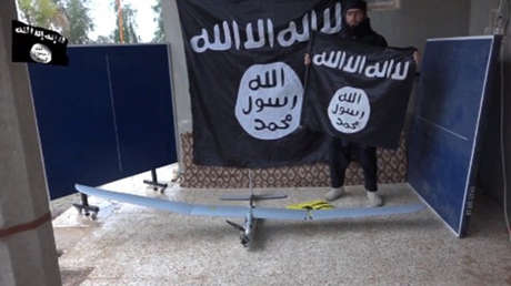 El Estado Islámico publica imágenes de un dron bombardeando soldados iraquíes (VIDEO)