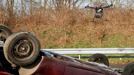 Un camión choca contra un caza en Bélgica