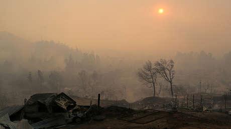 La NASA difunde imágenes satelitales de los incendios en Chile