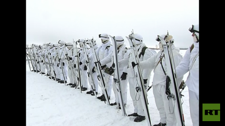 Con 'huskies' y renos: Las tropas árticas rusas, a la vanguardia de la seguridad nacional (Video)