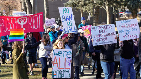 Carros encendidos, golpe militar y amenazas de muerte: la otra cara de la EE.UU. anti-Trump
