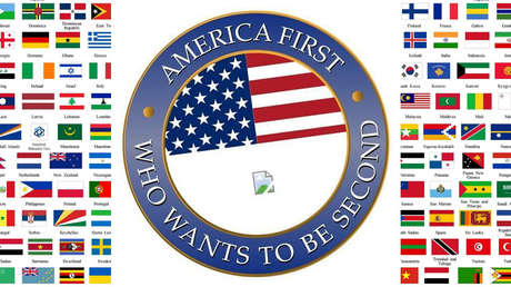 ¿'America first'?: Así trolean a Trump con su propio lema en distintos países de Europa 
