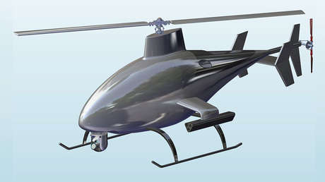 Un helicóptero no tripulado 'invisible' para los radares se deja ver en IDEX-2017 (VIDEO)