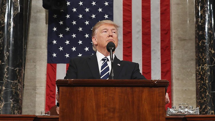 Trump al Congreso: "Mi trabajo no es representar al mundo. Mi trabajo es representar a EE.UU."