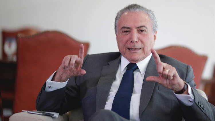 Michel Temer visitará Rusia este verano