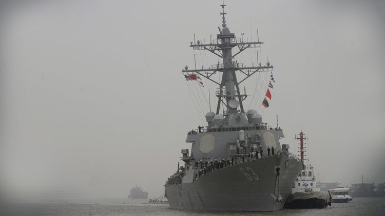 Llega a Corea del Sur un destructor de EE.UU. equipado con antimisiles Aegis