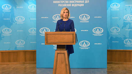 Zajárova a los reporteros de CNN: "Dejen de difundir mentiras y noticias falsas"