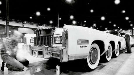 De cine: ¿Cómo era el coche más largo del mundo en sus años dorados? (Video)