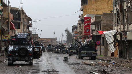 Hallan más de cien cuerpos sin vida de civiles en un barrio bombardeado en Mosul