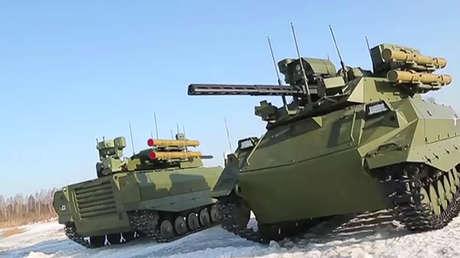 Poder aplastante no tripulado: las pruebas del robot ruso de combate Uran-9 (VIDEO)