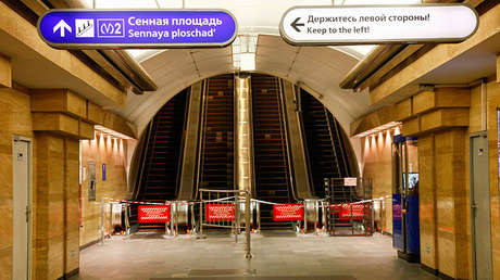 San Petersburgo: Cierran una estación de metro por un objeto sospechoso