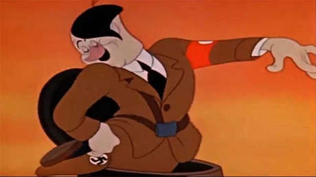 Publican un libro para colorear con un dibujo de Hitler