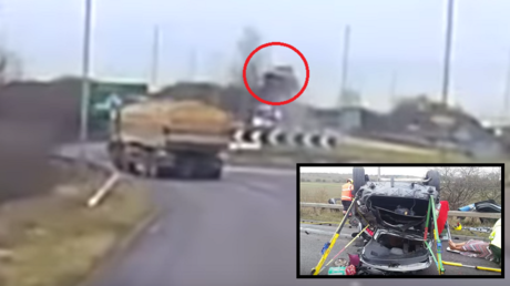 "El coche voló 5 metros": Brutal accidente de una madre ebria con su bebé de 20 meses a bordo