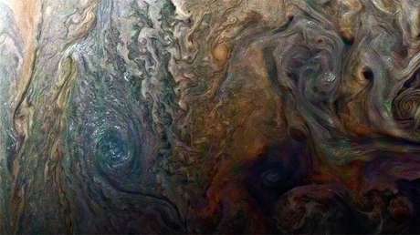 La hermosa 'piel' de Jupiter en primer plano (FOTO)