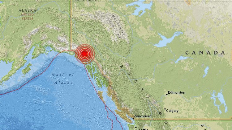 Un sismo de magnitud 6,2 sacude Canadá