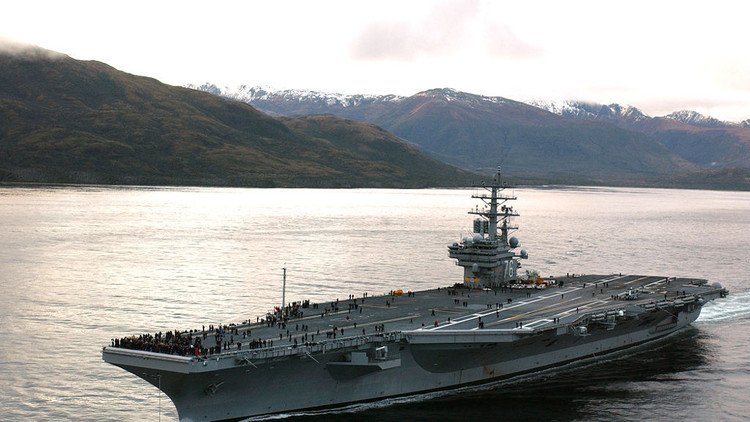 Un fallo técnico impide la salida de un portaviones de EE.UU. de una base en Japón