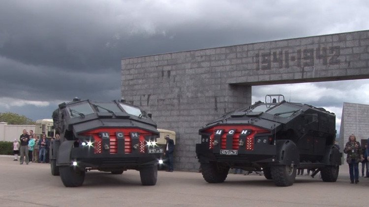 Así lucen los 'batimóviles' del Servicio de Seguridad ruso en Crimea