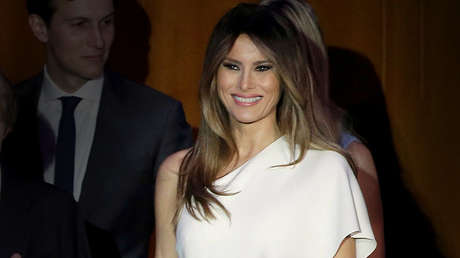 Foto, video: Esta es la doble de Melania Trump que gana 3.000 dólares por imitar a la primera dama