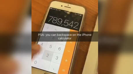 Este truco de la calculadora del iPhone enloquece Internet