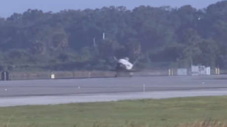 EE.UU. publica el video del aterrizaje de una misión espacial clasificada (video)