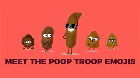 El 'emoji' de la caca, estrella de una campaña de salud