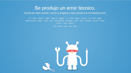 Twitter se cae a nivel mundial