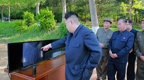 El misil norcoreano fotografió a la Tierra durante su reentrada en la atmósfera (Fotos)