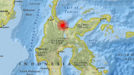 Un fuerte terremoto de magnitud 6,6 sacude Indonesia