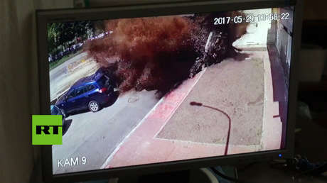 Y la Tierra tembló: Impactante explosión de una tubería