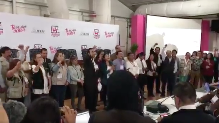 "Soy periodista y estoy de luto": comunicadores mexicanos exigen justicia ante organismo electoral