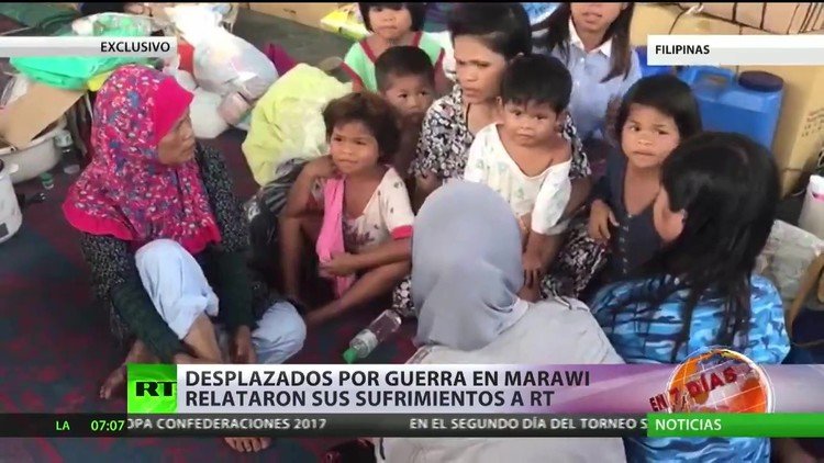Filipinas: Desplazados por la guerra en Marawi relatan sus sufrimientos a RT