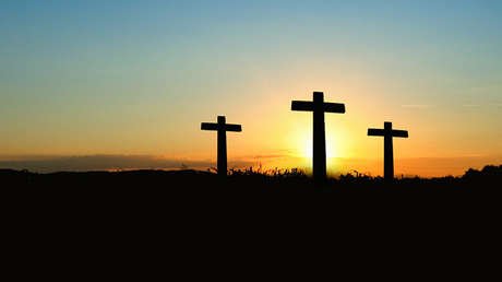 Crucifican a un niño de 9 años en Argentina "por la paz y la justicia" (FOTOS)