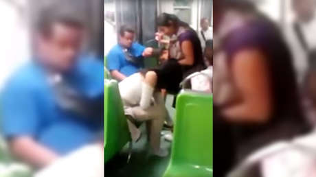 VIDEO: Regala sus zapatos a una mujer indígena en el metro de Ciudad de México y las redes la aman