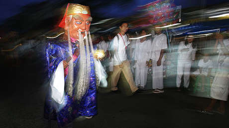 Despliegan agentes para defender una aldea de un fantasma 'carnicero' en Tailandia