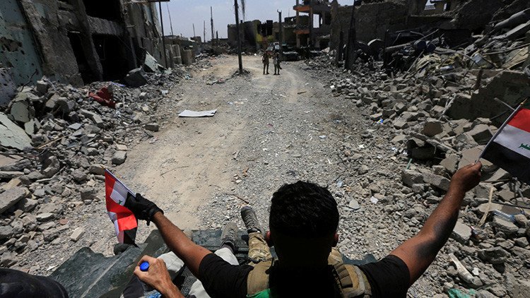 Las tropas iraquíes están a "decenas de metros" de liberar Mosul del Estado Islámico