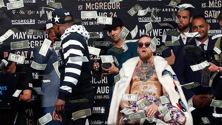 Insultos racistas y provocaciones: Mayweather y McGregor calientan la 'pelea del dinero' (VIDEO)