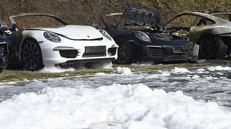 Incendian un concesionario de Porsche en Hamburgo antes de la cumbre del G20 (video, fotos)