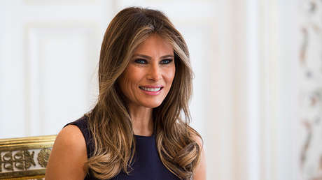 Melania Trump no puede salir de su hotel en Hamburgo