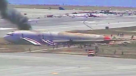 Nuevo video: momento exacto del accidente de un Boeing de Asiana Airlines en San Francisco en 2013