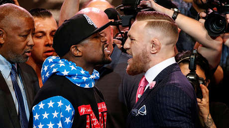 "Puedes escoger cómo perderás": Duelo verbal Mayweather-McGregor se convierte en un auténtico 'show'