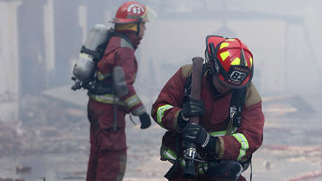 VIDEO: Momento exacto de la fuerte explosión de vehículo con balones de gas en Perú