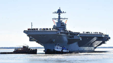 "Nuestra victoria será total": Trump pone en marcha su portaaviones más problemático