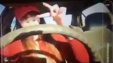 FUERTES IMÁGENES: Una conductora transmite en vivo el accidente de tráfico que mató a su hermana