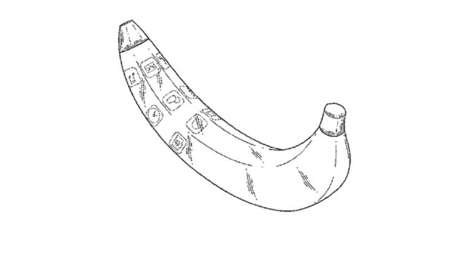 Samsung patenta un 'teléfono-plátano'