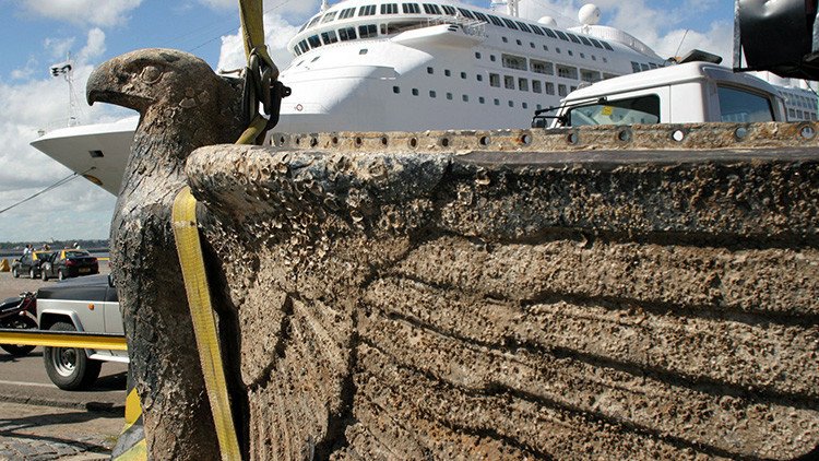 Uruguay podría subastar el águila nazi de bronce hallada en el Graf Spee para recaudar fondos