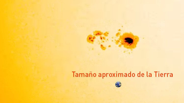 VIDEO: La NASA vuelve a captar una mancha solar tan grande como la Tierra