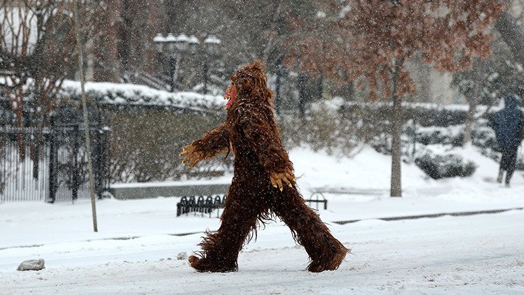 EE.UU.: Confunden a un chamán cubierto de pieles con un  'Pie Grande'